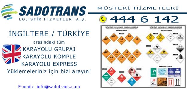 ingiltere londra adr nakliye